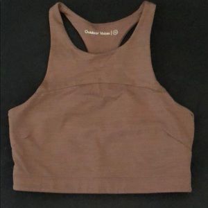 Outdoor Voices Tech Sweat Crop Top XS